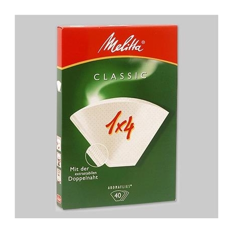 Kohvifiltrid 1x4 Melitta 40 tk