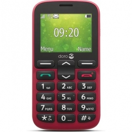 Doro 1380, punane - Mobiiltelefon