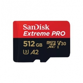 SanDisk Extreme Pro UHS-I, microSD, 512 GB - Mälukaart ja adapter