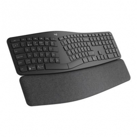 Logitech ERGO K860, SWE, must - Juhtmevaba klaviatuur