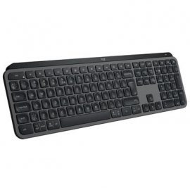 Logitech MX Keys S, US, must - Juhtmevaba klaviatuur