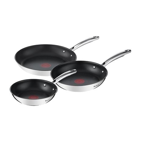 Tefal Duetto+, 20/24/28 cm, 3-osaline, roostevaba teras - Praepannide komplekt