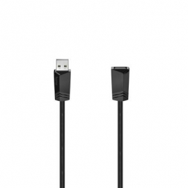 Hama USB Extension Cable, 5 m, must - Kaabel