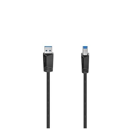 Hama USB-A / USB-B Cable, 5 Gbit/s, must - Kaabel