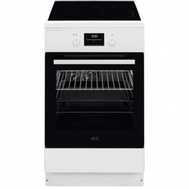 AEG 6000 Seeria SteamBake, 58 L, laius 50 cm, valge - Induktsioonpliit