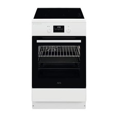 AEG 6000 Seeria SteamBake, 58 L, laius 50 cm, valge - Induktsioonpliit