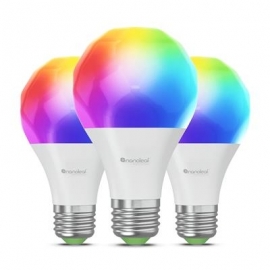 NanoLeaf Matter E27 Smart Bulb, 3 tk - Nutivalgusti