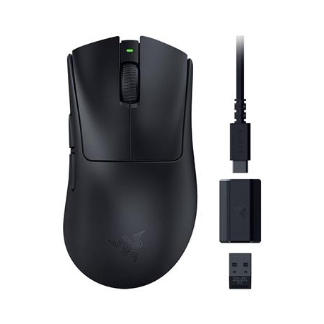 Razer DeathAdder V3 Hyperspeed, must - Juhtmevaba hiir