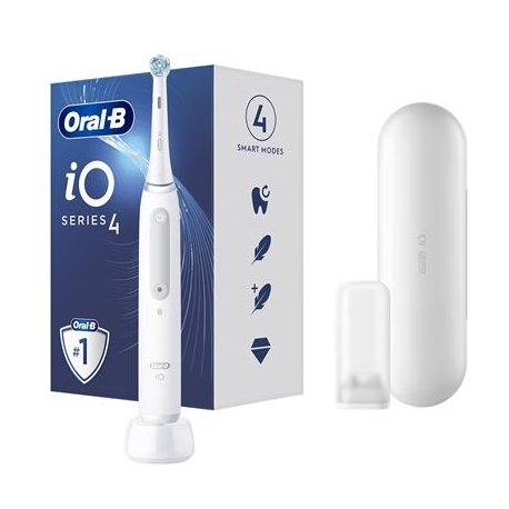 Oral-B iO 4, valge - Elektriline hambahari