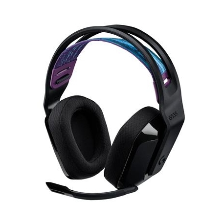 Logitech G535 LIGHTSPEED Wireless, must - Juhtmevaba peakomplekt