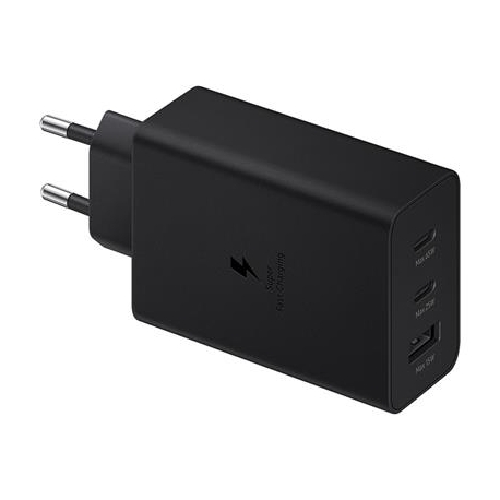 Samsung Trio, USB-C, USB-A, 65 W, must - Vooluadapter