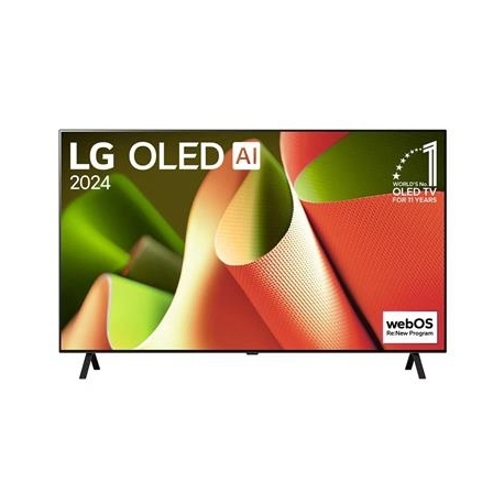 LG OLED AI B4, 55'', OLED, 4K UHD, must - Teler