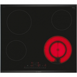 Bosch, laius 60,6 cm, terasraamiga, must - Integreeritav keraamiline pliidiplaat