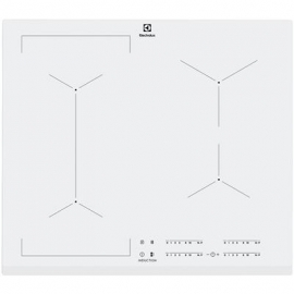 Electrolux, EcoTimer, laius 59 cm, raamita, valge - Integreeritav induktsioonpliidiplaat