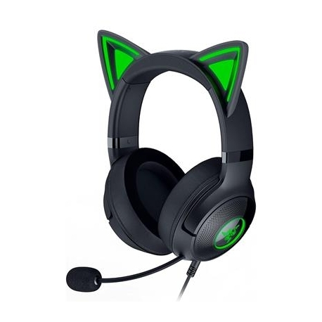 Razer Kraken Kitty V2, must - Juhtmega peakomplekt