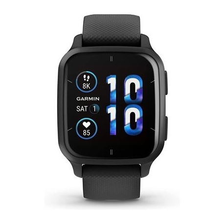 Garmin Venu Sq 2 - Music Edition, 40 mm, tumehall / must - Nutikell