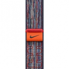 Apple Nike Sport Loop, 42mm, sinine/punane - Kellarihm