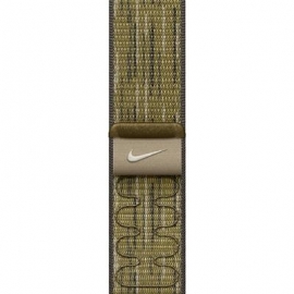 Apple Nike Sport Loop, 46mm, roheline/hall - Kellarihm