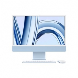 Apple iMac 24" (2023), M3 8C/8C, 8 GB, 256 GB, RUS, sinine - Kõik-ühes lauaarvuti