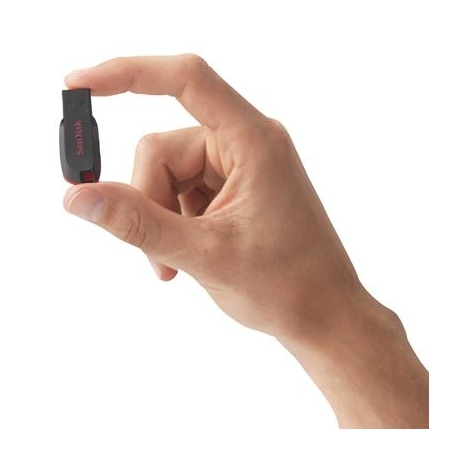 SanDisk Cruzer Blade, USB-A, 64 GB, must - Mälupulk