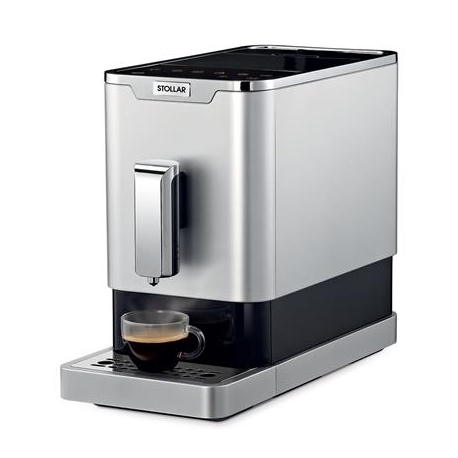 Stollar The Slim Café SEM750, roostevaba teras/must - Espressomasin