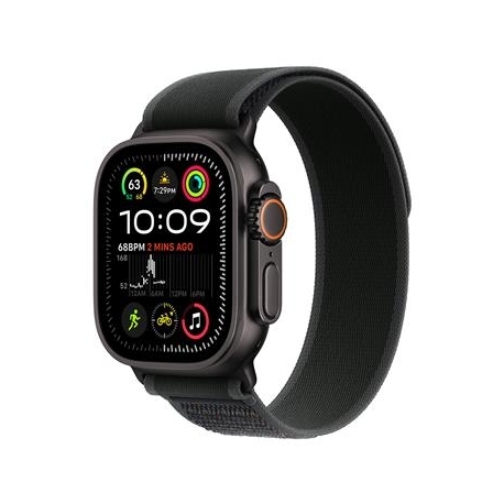 Apple Watch Ultra 2, 49 mm, Trail Loop, M/L, must titaan / must - Nutikell