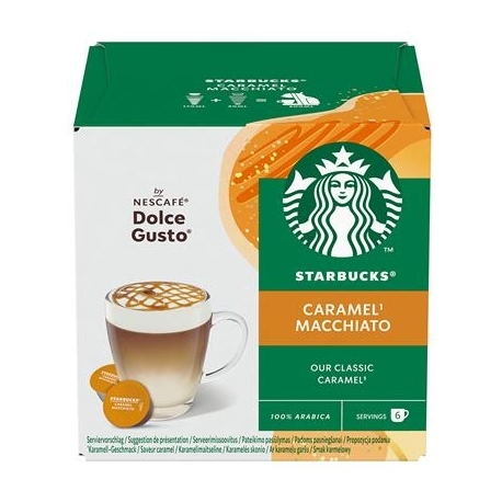 Nescafe Dolce Gusto Starbucks Caramel Macchiato, 6 portsjonit - Kohvikapslid