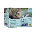 Bozita kassitoit Chunks in Sauce with Fish and Meat Multibox 12x85g