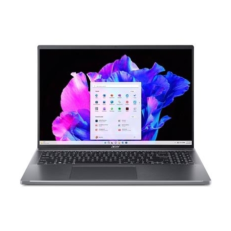 Acer Swift Go 16, 16'', 3.2K, OLED, i7, 16 GB, 1 TB, tumehall, ENG - Sülearvuti