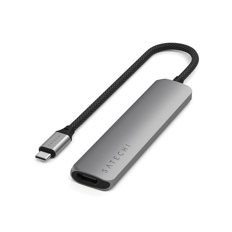 Satechi 6-in-1 USB-C Slim Multiport Adapter, hall - USB hub