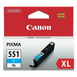 Tindikassett Canon CLI-551XLC (tsüaan)