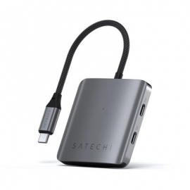 Satechi 4-Port USB-C Hub, Power Delivery, hall - USB hub