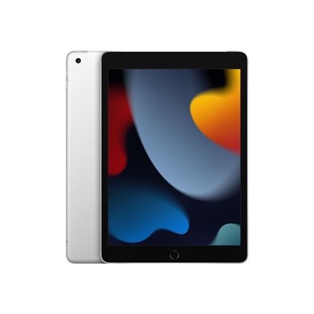 Apple iPad (2021), 10,2", 64 GB, WiFi + LTE, hõbedane - Tahvelarvuti