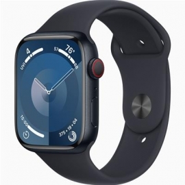 Apple Watch Series 9 GPS + Cellular, 45 mm, Sport Band, M/L, must - Nutikell