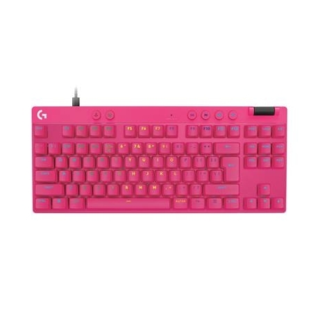 Logitech Pro X TKL Rapid, US, roosa - Klaviatuur