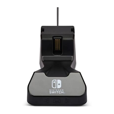 PowerA Nintendo Switch Controller Charging Base, must - Puldi laadija
