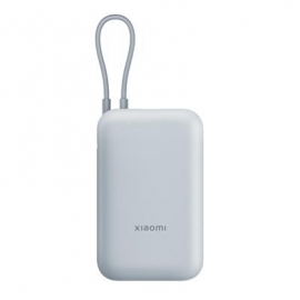 Xiaomi Power Bank, integreeritud kaabel, 10000 mAh, helesinine - Akupank