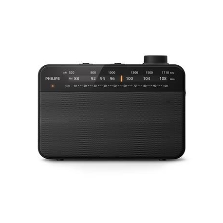 Philips TAR2509, must - Kaasaskantav raadio