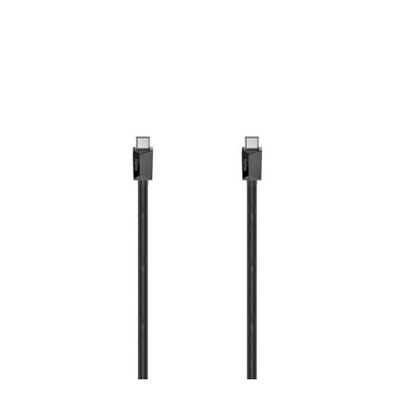 Hama Full-Featured, USB-C 3.2 - USB-C, 5A, 1 m, must - Kaabel