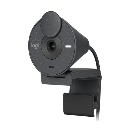 Logitech Brio 300, FHD, must - Veebikaamera