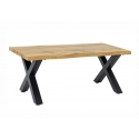 Diivanilaud WILD metsik tamm / must, 90x60xH39 cm