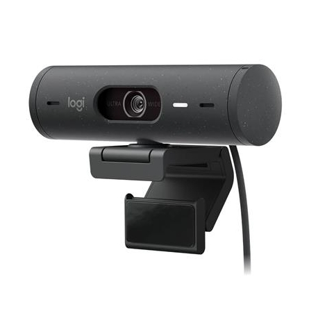 Logitech Brio 500, FHD, must - Veebikaamera