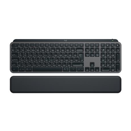 Logitech MX Keys S Plus, SWE, must - Juhtmevaba klaviatuur