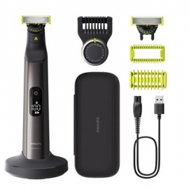 Philips OneBlade Pro 360 Nägu + keha, tumehall - Hübriidraseerija