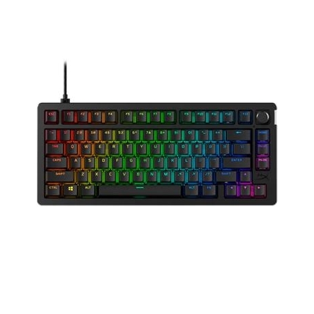 HyperX Alloy Rise 75, Linear, US, must - Klaviatuur