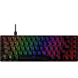 HyperX Alloy Origins 65, HyperX Red, Linear, SWE, must - Mehaaniline klaviatuur