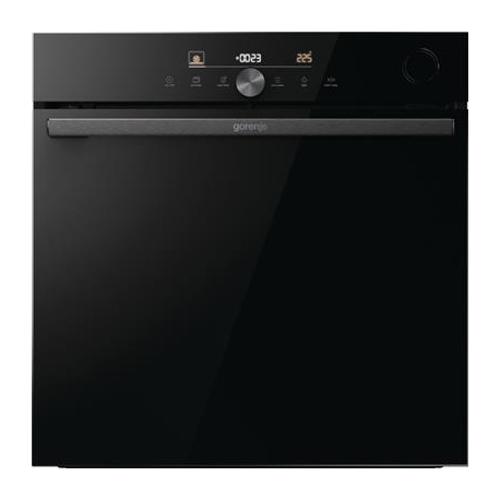 Gorenje, 77 L, pürolüütiline puhastus, must - Integreeritav ahi