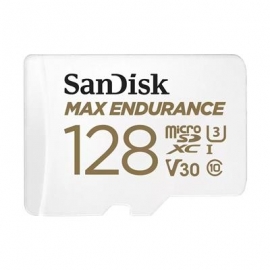 SanDisk Max Endurance, 128 GB, microSDHC, valge - Mälukaart