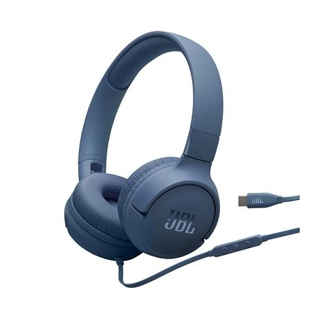 JBL Tune 520C, sinine - Kõrvapealsed kõrvaklapid