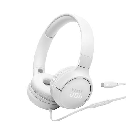 JBL Tune 520C, valge - Kõrvapealsed kõrvaklapid